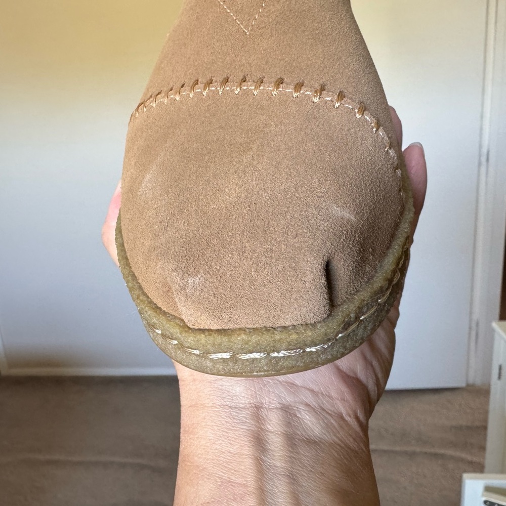 TOMS Women's Brown Suede Loafers - Picture 9 of 11